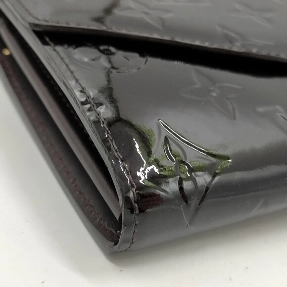 Louis Vuitton LV Long Wallet Brown Vernis 430-082325 - Picture 4 of 9